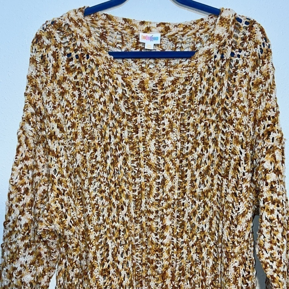 LulaRoe Womens Open Knit Sweater Size 3XL